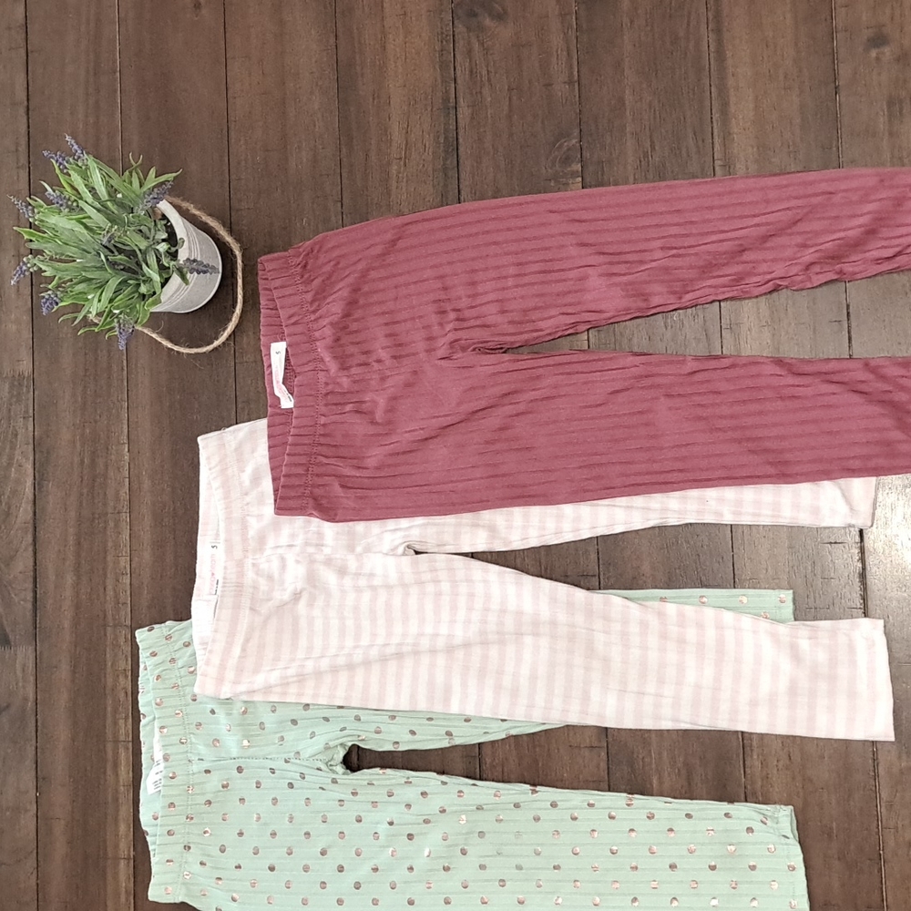Girls Leggings 3 Pack